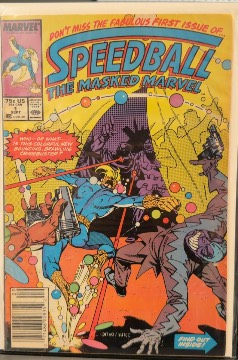 Speedball The Masked Marvel #1